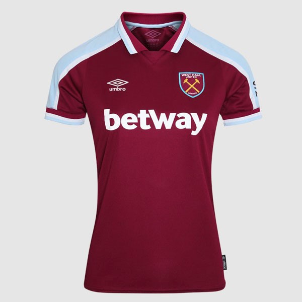 Camiseta West Ham United Primera Equipación Mujer 2021/2022